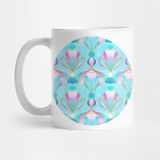 Bright Pastel Art Deco Pattern Mug